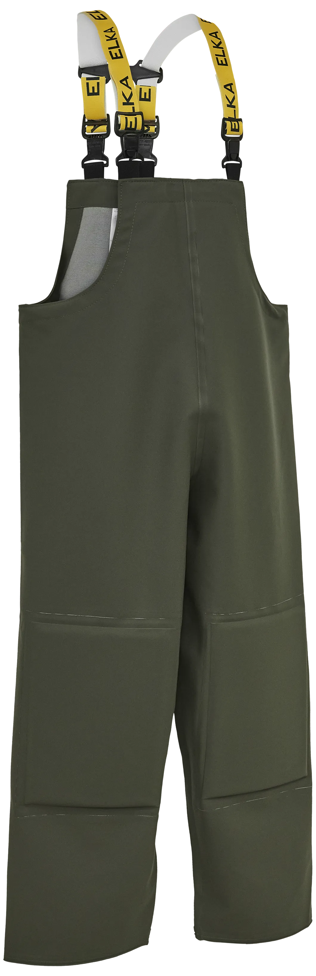 Overall kraftig m/knepolstring PVC 177303 oliven str. 5XL
