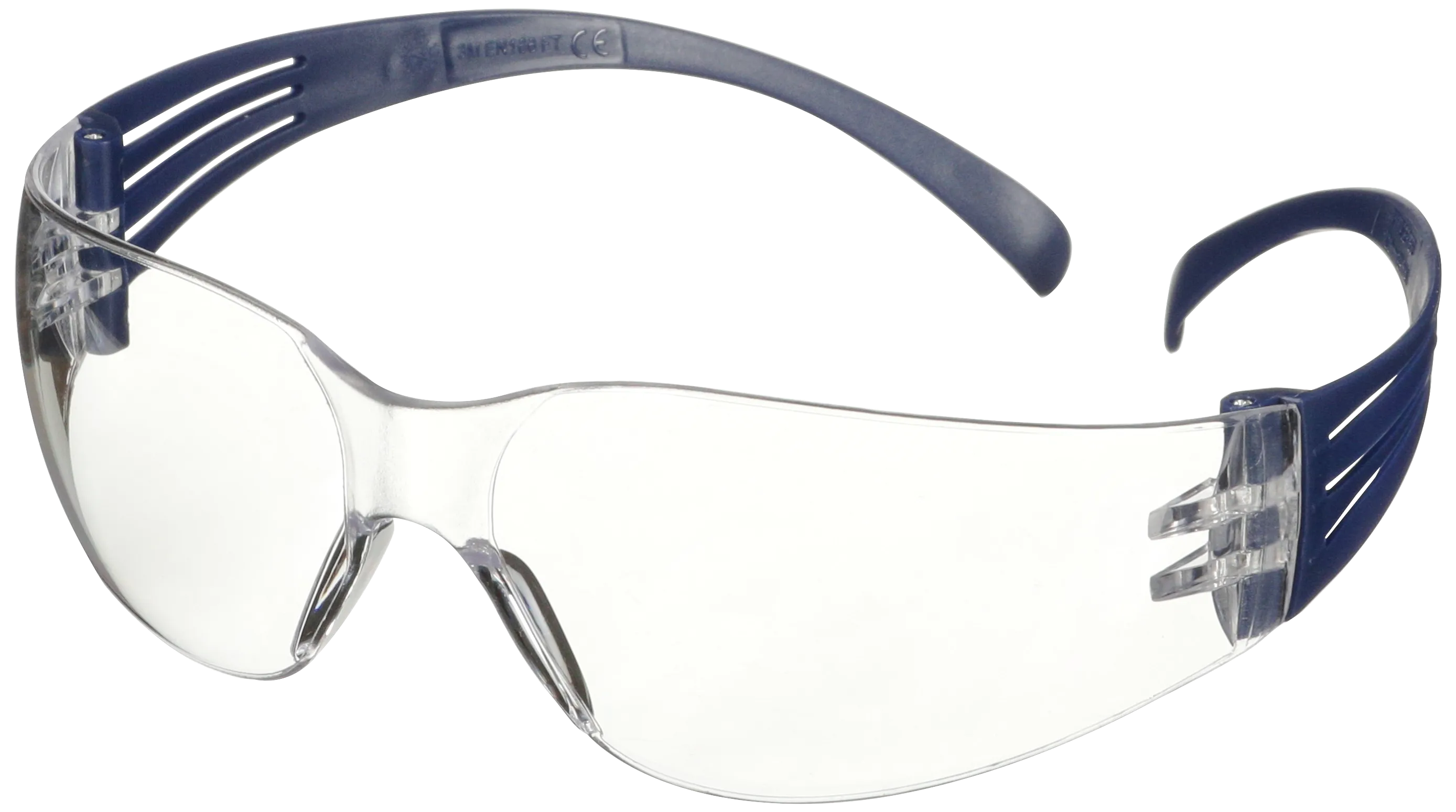 SecureFit 100 vernebrille, blå ramme/klart glass