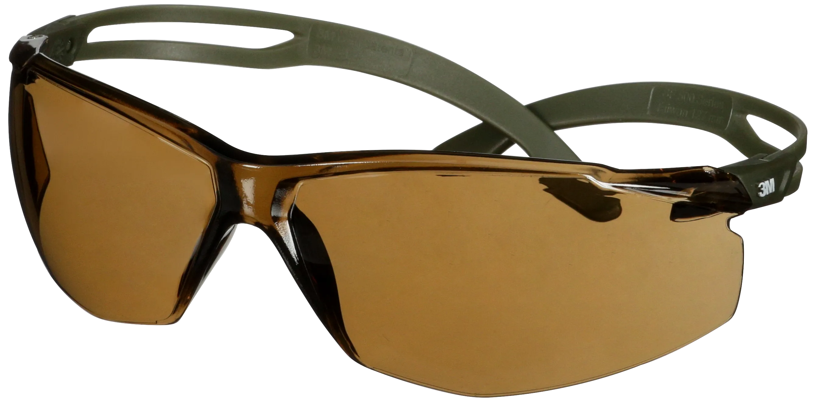 SecureFit 500 vernebrille, mørkegrønn innfatning/brun glass