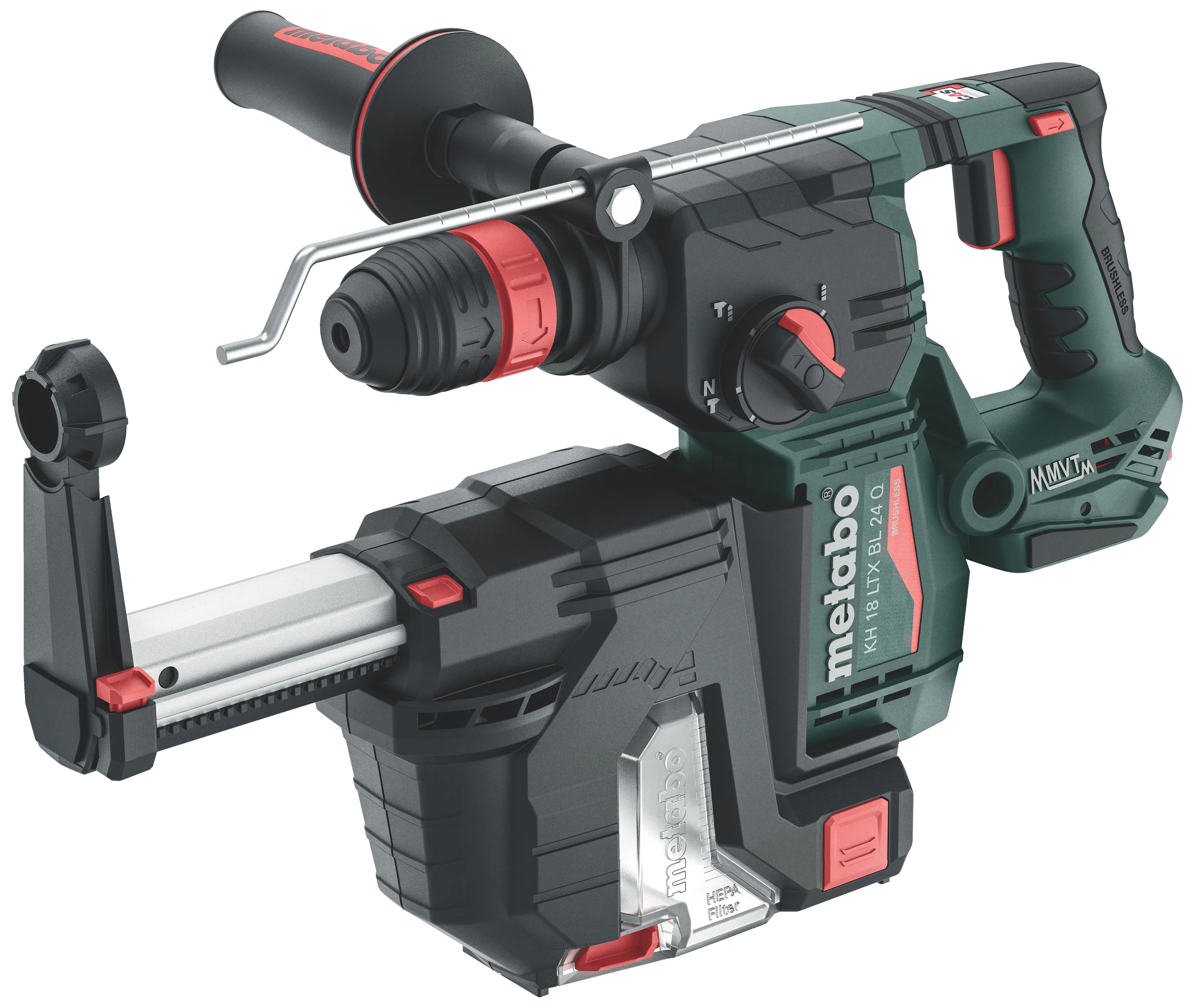 Kombihammer SDS+ 2,2J KH18 LTX BL24Q + ISA24 solo