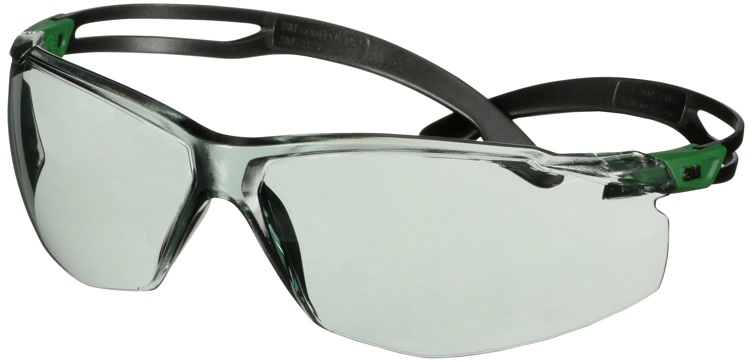 SecureFit 500 vernebrille, grønn-sort innfatning/grå glass