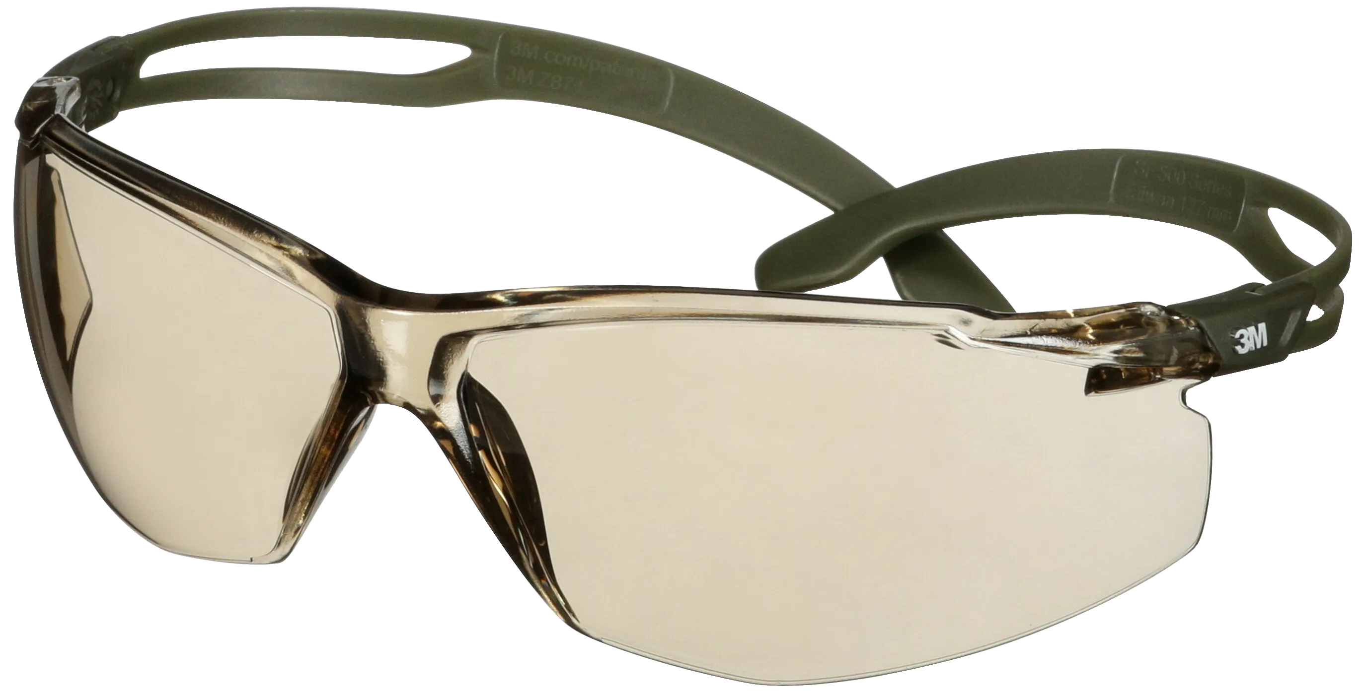SecureFit 500 vernebrille, mørkegrønn innfatning/brun glass