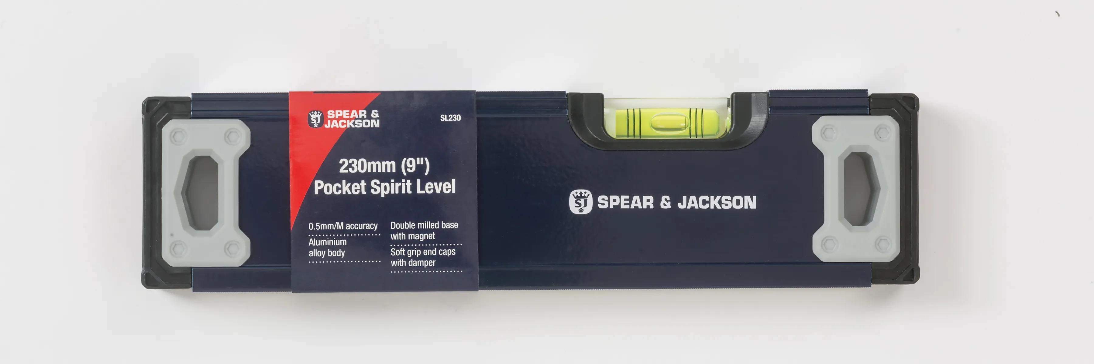 Spear & Jackson torpedovaterpass 230mm med magnet i bunnen