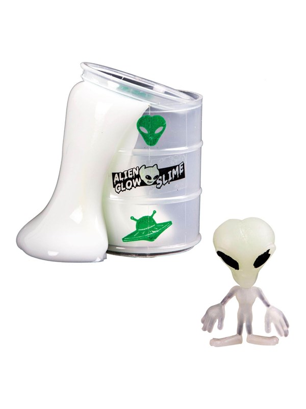 Toi-Toys Glow N Fun Oil Barrel with Glow in the Dark Slime Alien