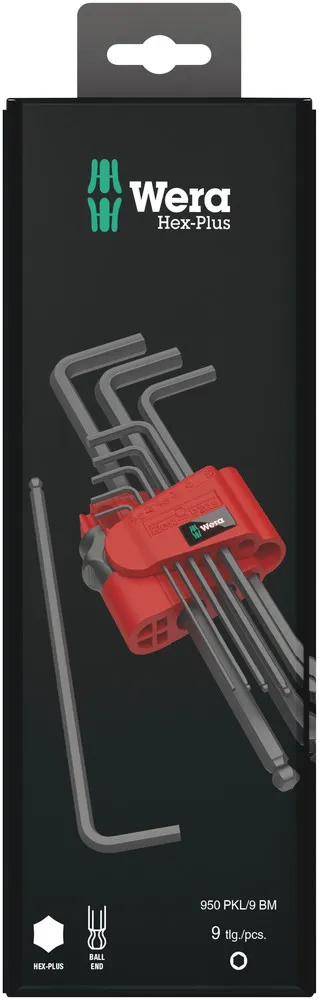 Unbrakonøkkelsett Wera 950/9 HP 6