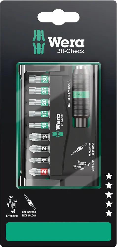 Bitsett Wera Bit-Check Bitorsion 3