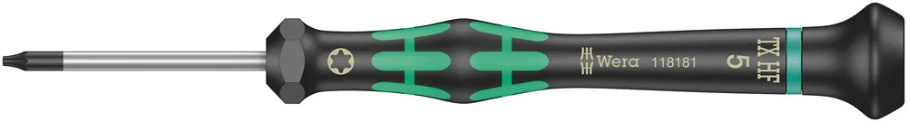 Presisjonsskrutrekkersett Wera Micro 2067 HF TX