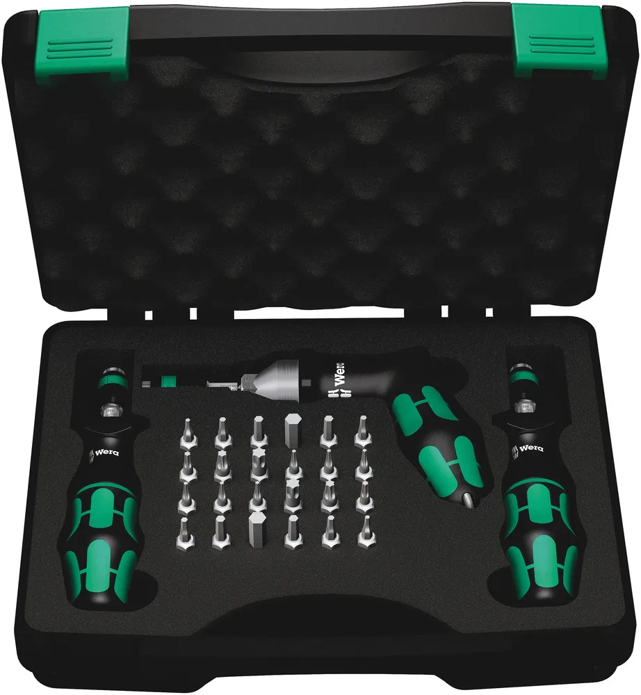Momentsskrutrekkersett Wera 7440/41/42