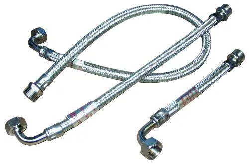 Monteringsslange rustfri vinkel 15 cm