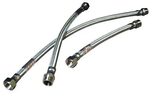 Monteringsslange rustfri rett 15 cm