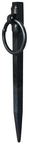 Klærstolpe firkantet smidd 5/8 30 cm