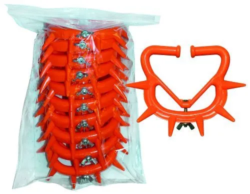Jurbygel - Nylon (S) Orange 10 stk