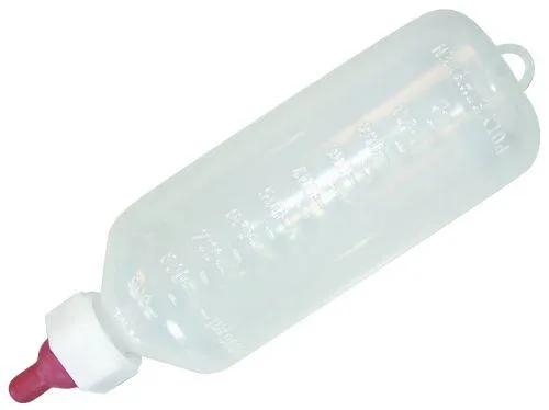 Smokkeflaske med smokk for lam 1000 ml