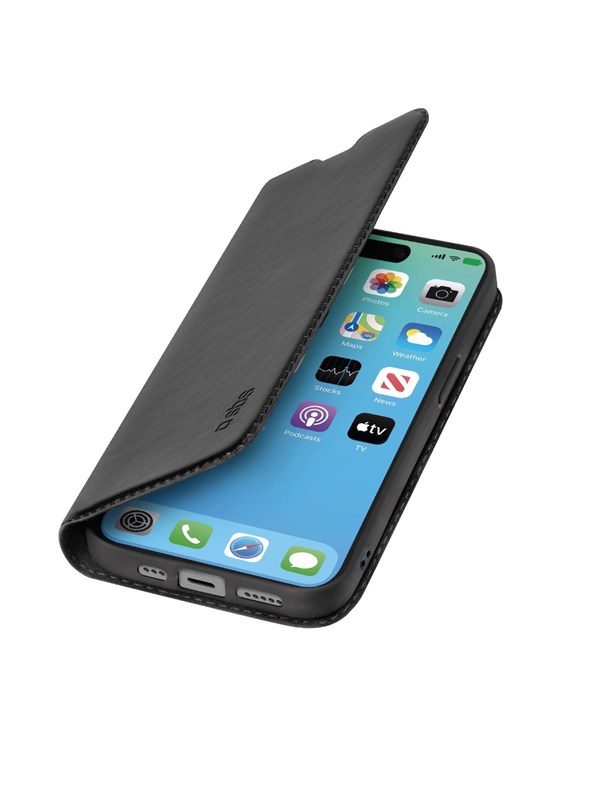 SBS Book Wallet Lite Case for iPhone 15 Pro® - Black