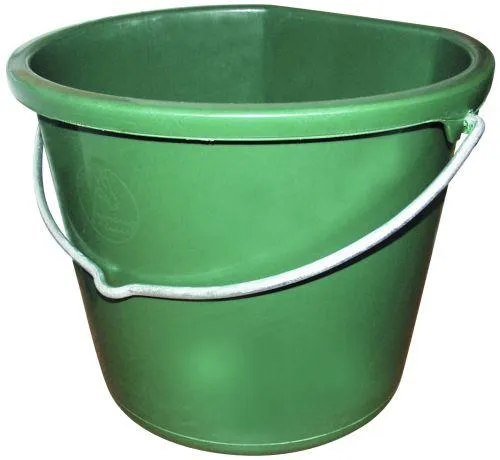 Miljøbøtte grønn flat side 17 l