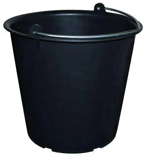 Bøtte sort 12 l