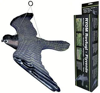 Skremmer flygende rovfugl