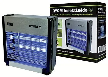Insektsfelle Ryom plast/aluminium 2X 6W 75 M2