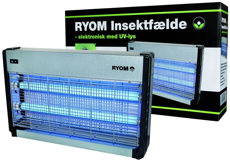 Insektfelle Ryom plast/aluminium 2X15W 150 M2