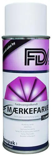 Merkefarge FDA godkjent rød 400 ml