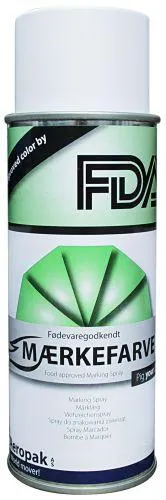 Merkefarge FDA godkjent grønn 400 ml