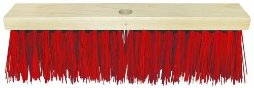 Gatekost nylon rød med hull