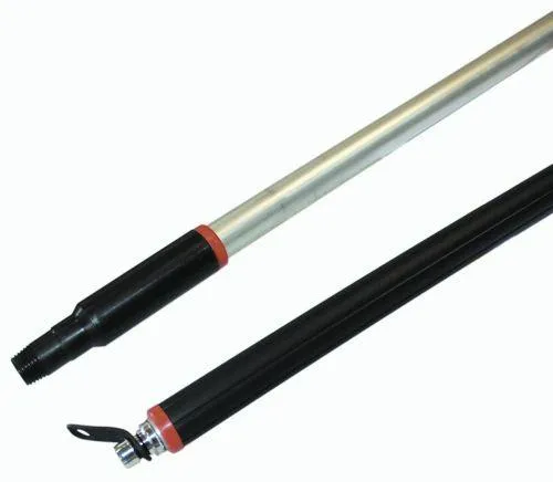 Aluminiumsskaft med vannføring (Q), Ø31 mm, 1545 mm, Sort