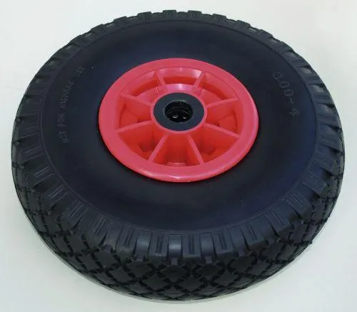 Punkteringsfrie hjul 3.00 - 4 (Ø260 x 85 mm) til 20 mm aksel