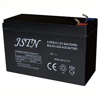 Batteri 12V-8 Ah til Ryom hagesprøyte