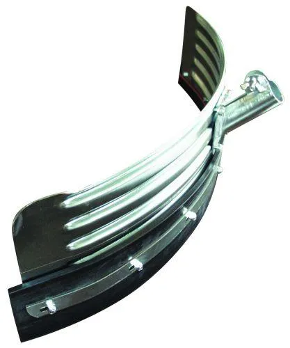 Gulvskrape med gummi buet 56 cm