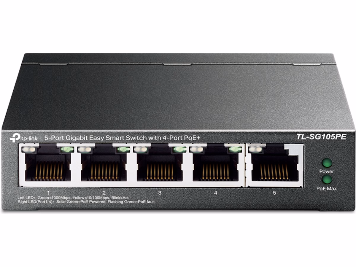 TP-Link TL-SG105PE PoE+ Switch 5P