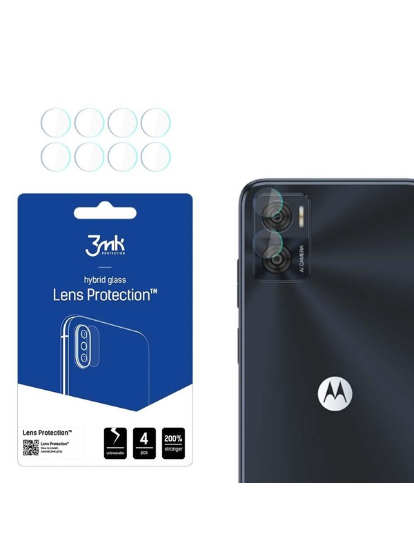3mk Lens Protection™ Hybrid Camera Glass for Motorola Moto E22 / E22i