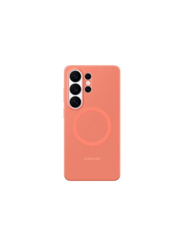 Samsung Galaxy S26 Ultra Silicone Magnet Case - Coral Red