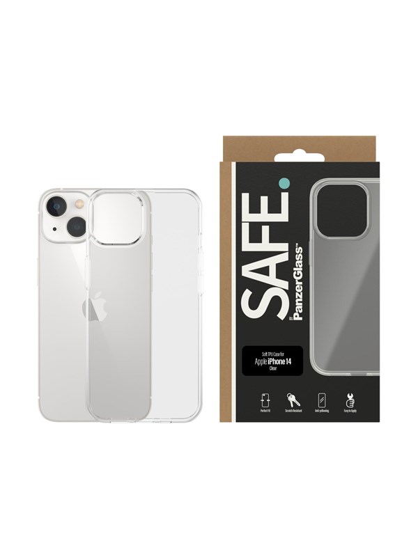 SAFE by PanzerGlass TPU Case Apple iPhone 14 | 13 | Transparent