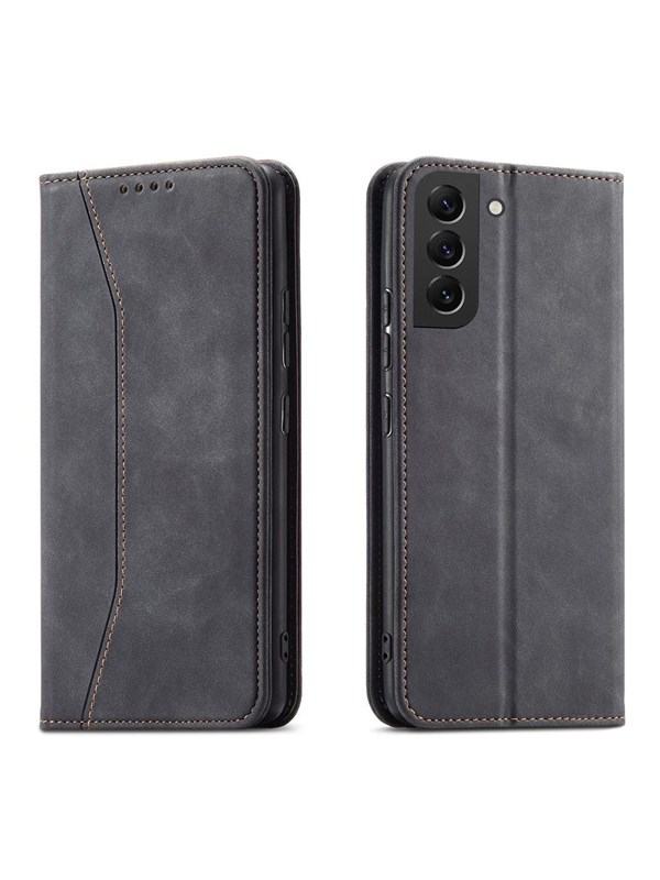 Hurtel Magnet Fancy Case for Samsung Galaxy S23+ Flip Cover Wallet Stand Black