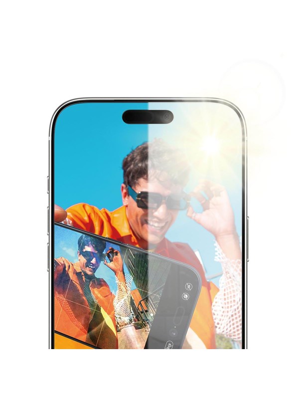 PanzerGlass Anti-Reflective Armor Screen Protector iPhone 17 Pro Max w. EasyAligner