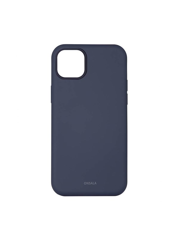 ONSALA Phone Case Silicone Dark Blue - iPhone 14 Plus