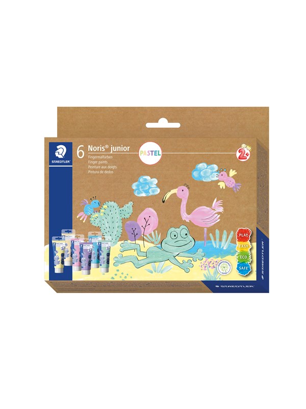 Staedtler Finger paint NJ pastel 6pcs box