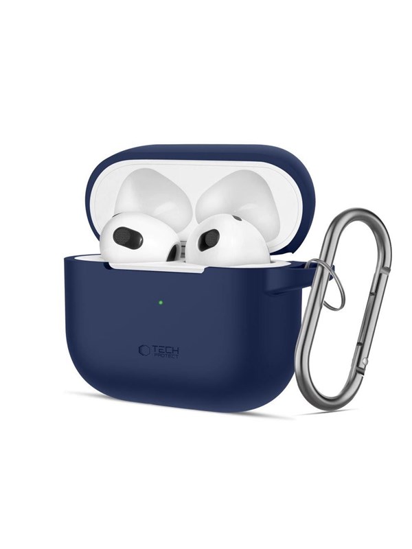 Tech-Protect Silicone Hook Case for Apple AirPods 3 - Blue