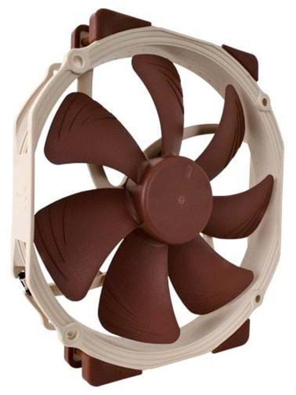 Noctua NF-A15 PWM - Kabinettvifte - 140mm - Brun - 19 dBA