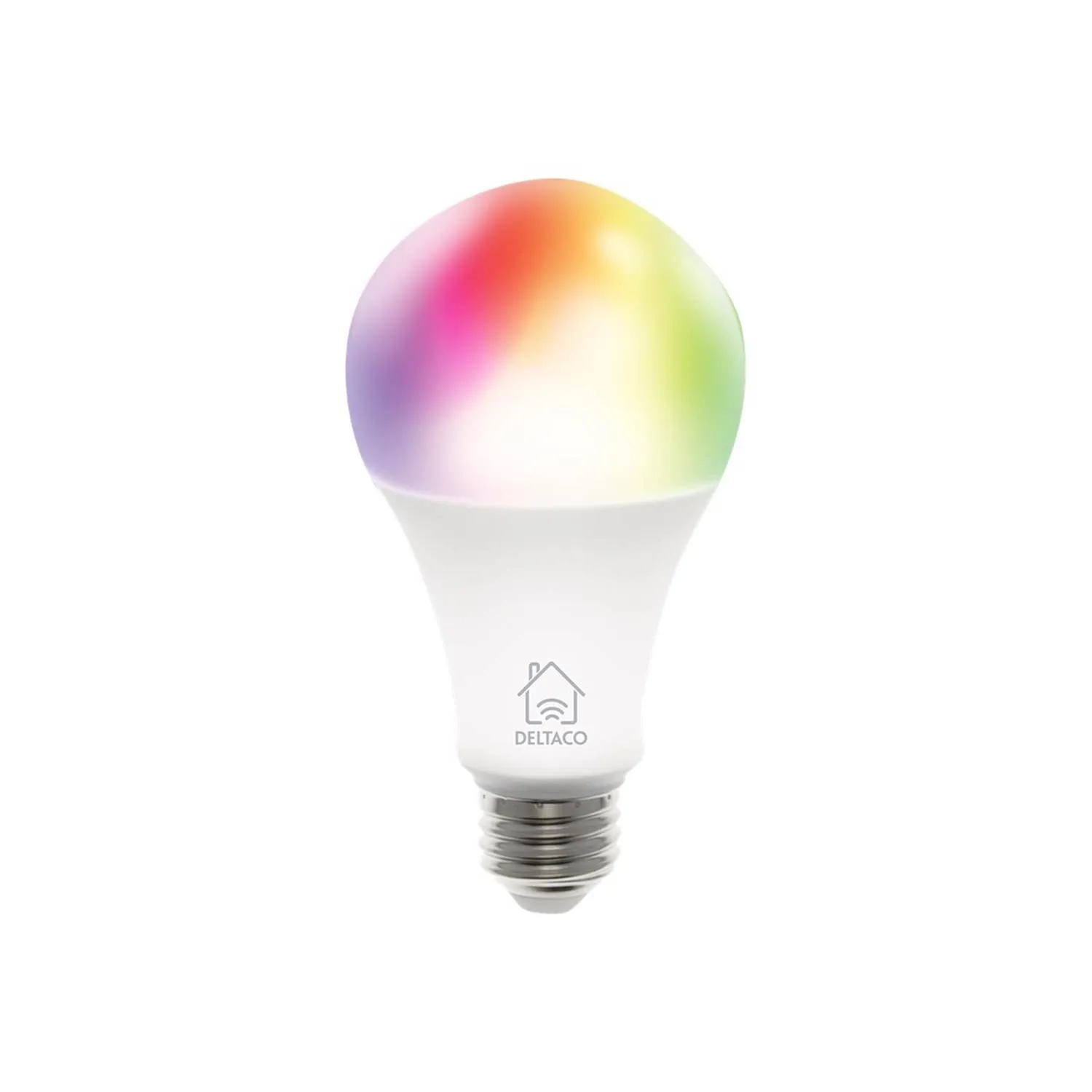 Deltaco RGB LED-lampen E27 - SH-LE27RGB