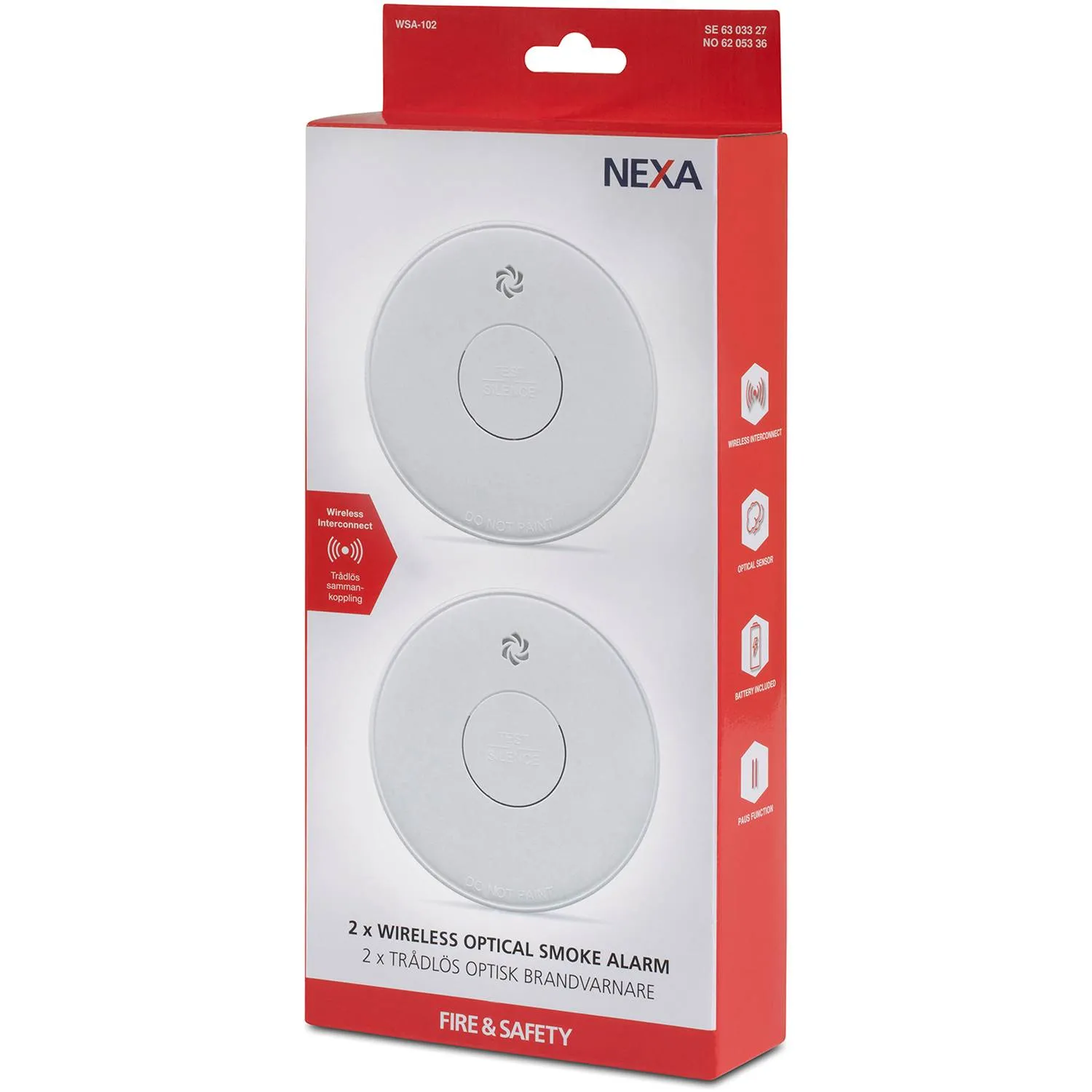 Nexa Brandvarnare WSA-102