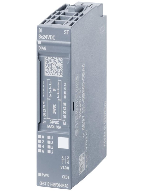 Siemens Et 200sp di 8x 24vdc hf 6es7131-6bf00-0ca0