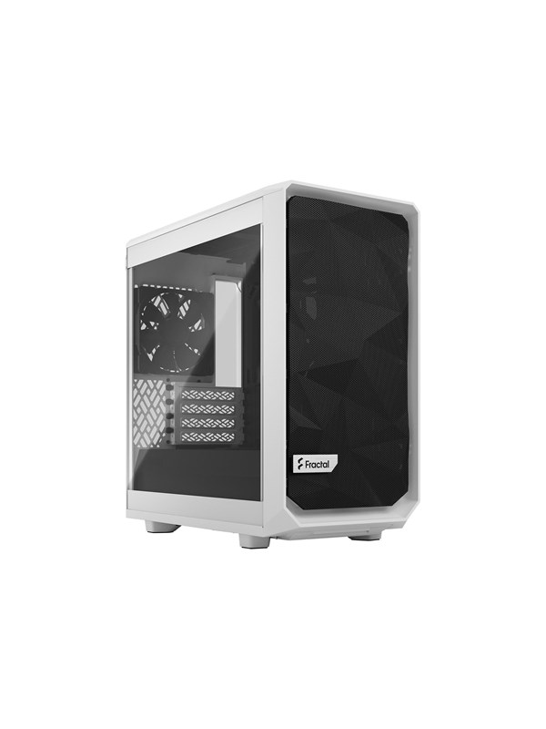 Fractal Design Meshify 2 Mini - White TG Clear Tint - Kabinett - Miditower - Hvit