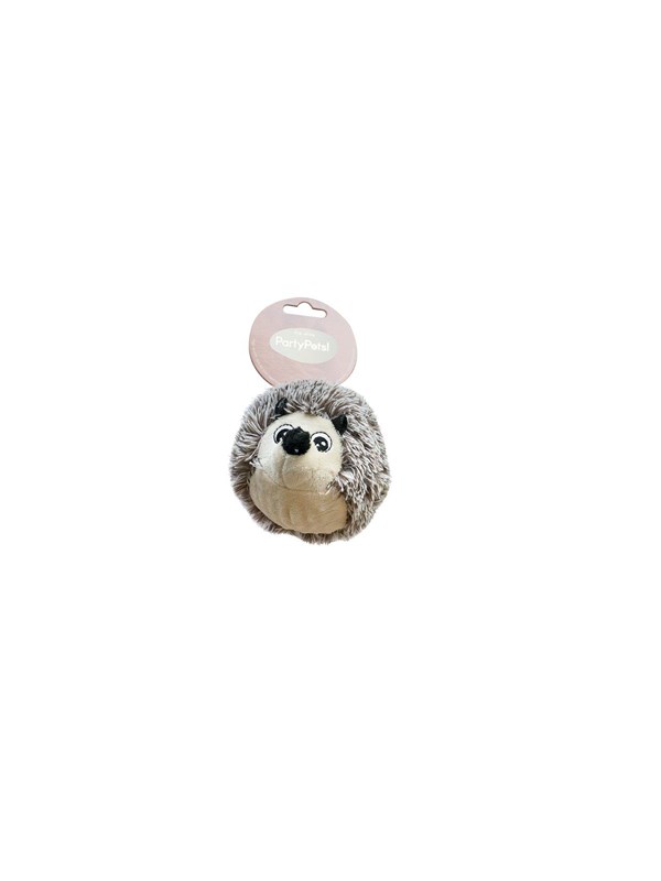 Party Pets Elite The Furry Ball Friends Hedgehog with Squeak 10cm