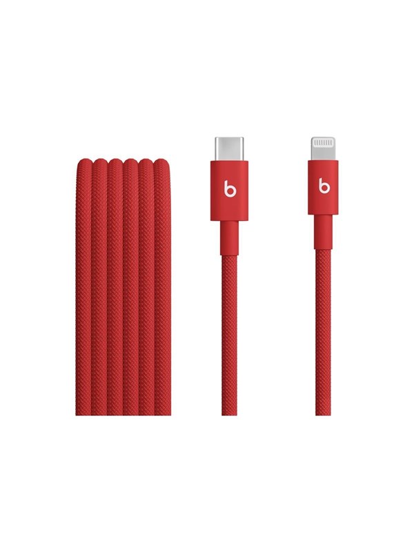 Apple Beats USB-C to Lightning Woven Cable (1.5 m / 5 ft.) - Rapid Red
