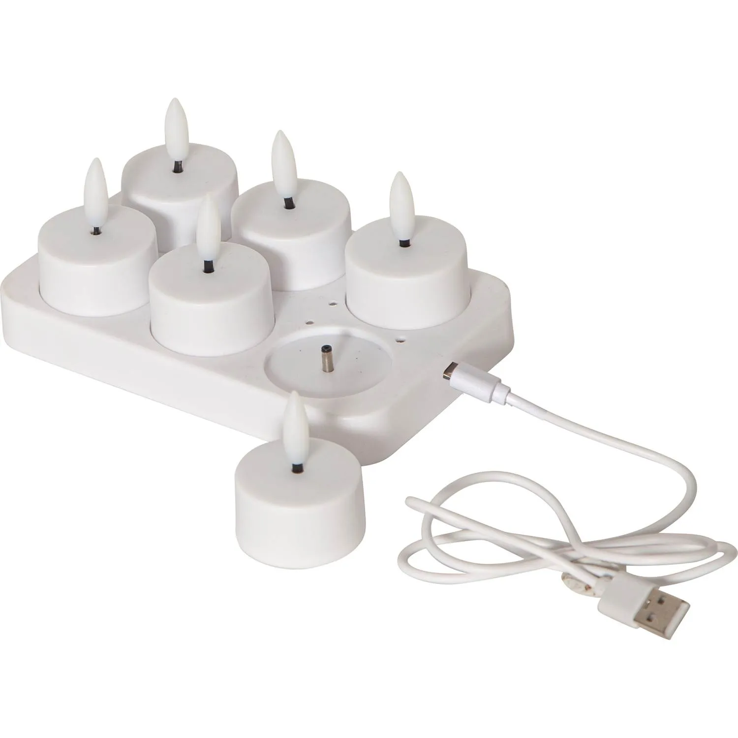 Star Trading LED-värmeljus 6-pack Flamme Charge 061-04