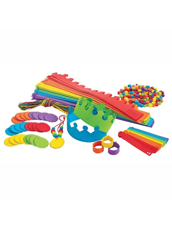 Colorations - Make and Decorate your own Foam Jewelry Mega Kit 72 Projects