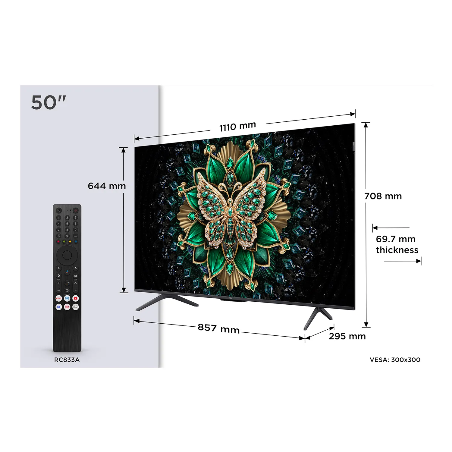 TCL 50" - 50C6K