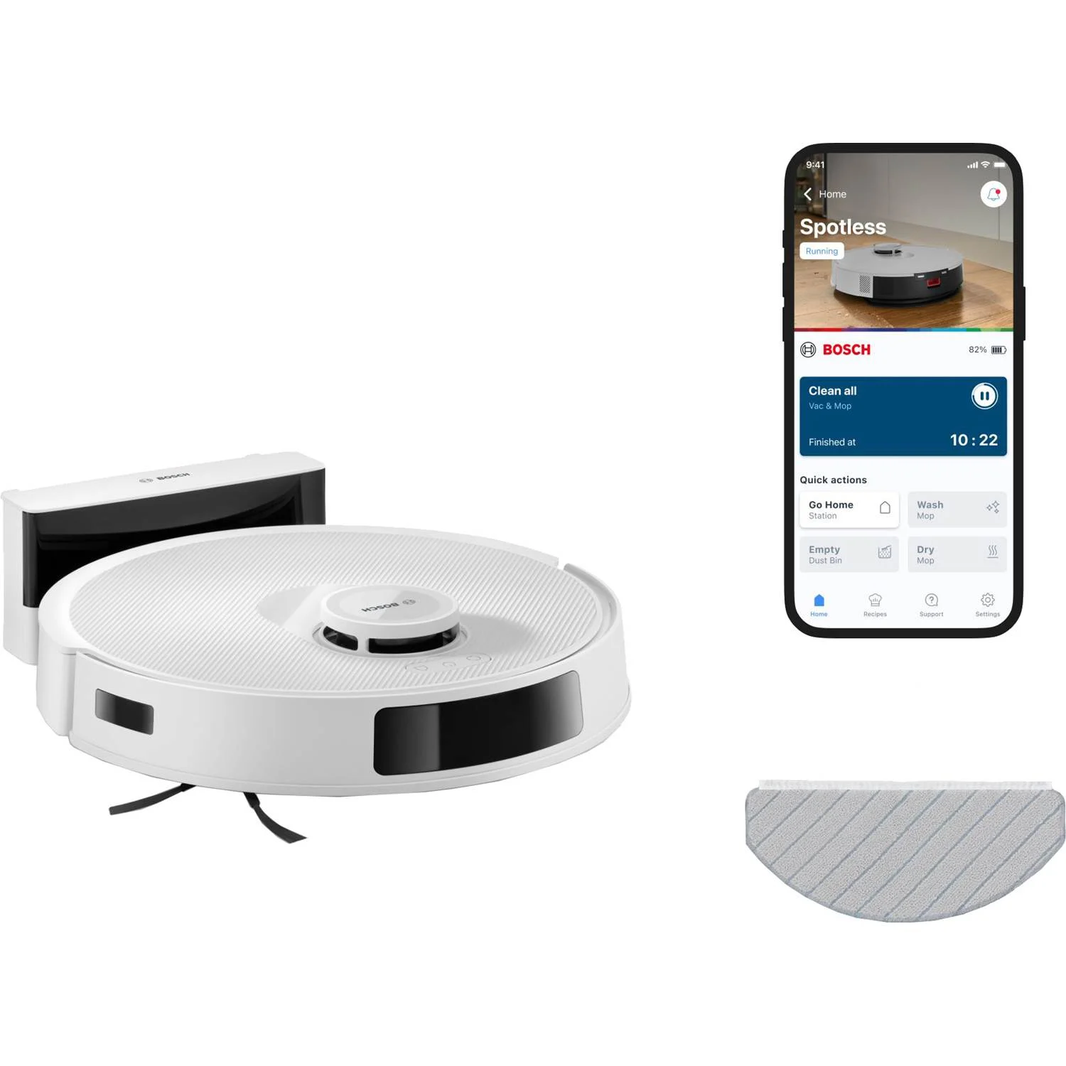 Bosch Robotdammsugare Spotless BCRC1W Bosch